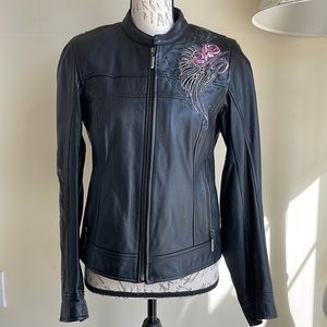 Harley Davidson Leather Jacket (Size S)